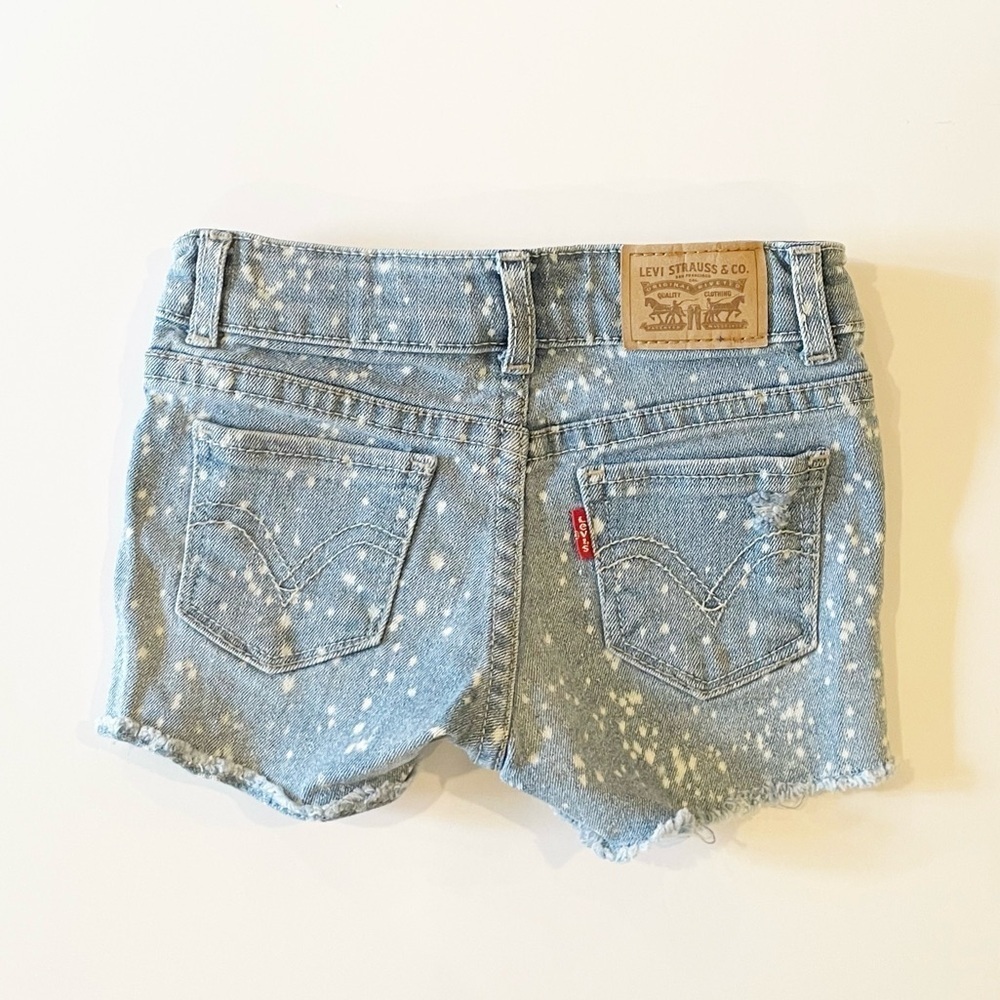 Levi’s 2T Shorty Short denim cut off shorts - Picture 2 of 7